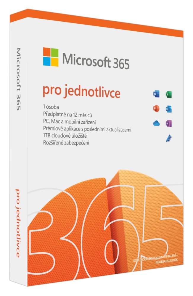 Microsoft Office 365 Personal All Lng  - předplatné 1 rok multilanguage