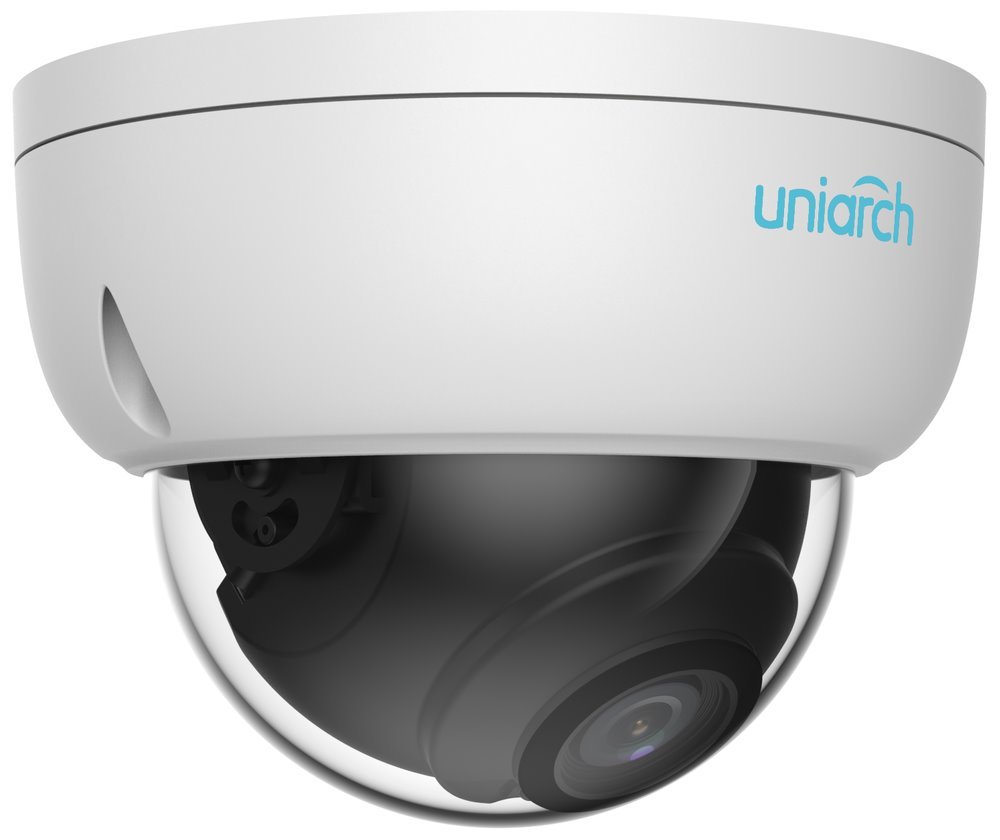 POŠKOZENÝ OBAL - Uniarch by Uniview IP kamera/ IPC-D122-PF28/ Dome/ 2Mpx/ objektiv 2.8mm/ 1080p/ IP67/ IR30/ IK10/ PoE/ Onvif