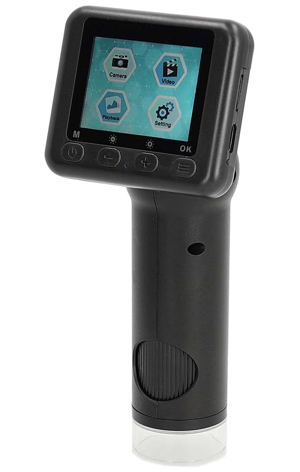 NEDIS mikroskopická kamera/ 1080p@30fps/ 48 MPixel/ zvětšení 8 x/ zvětšení 500 x/ display 2 "/ USB-C/ USB-A/ černá