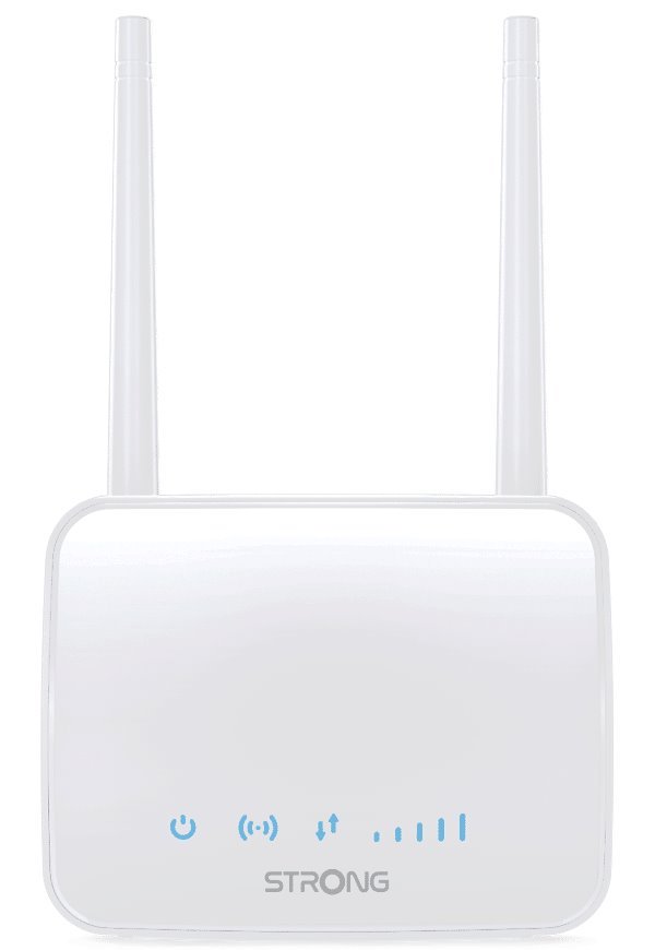 POŠKOZENÝ OBAL - STRONG 4G LTE router 350M/ Wi-Fi standard 802.11 b/g/n/ 300 Mbit/s/ 2,4GHz/ 1x LAN/ 1x SIM slot/ 2 odnímateln...