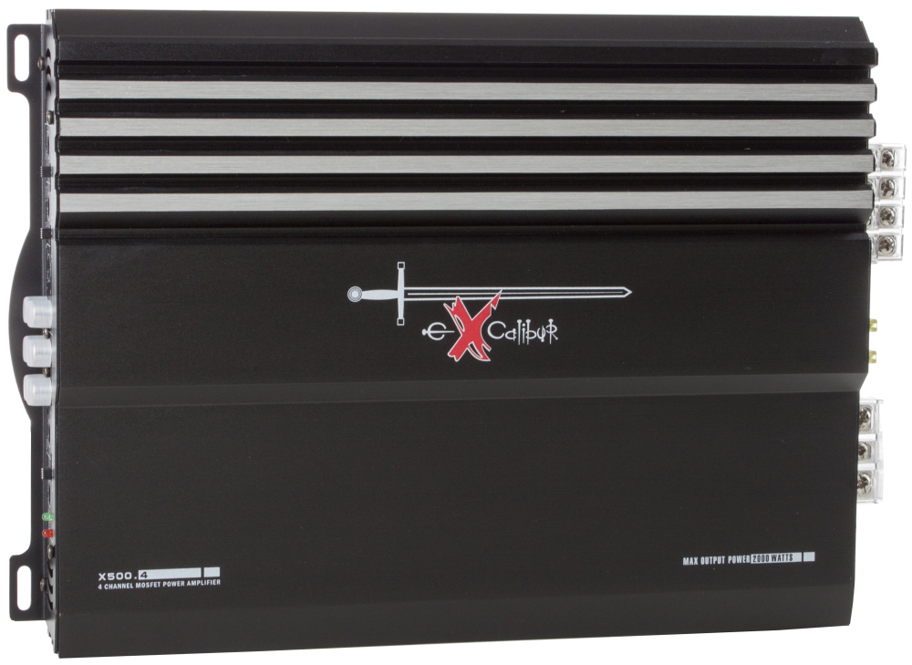 Excalibur X-500.4/ zesilovač/ 4-kanálový/ 4x 500W/ 2x 150W