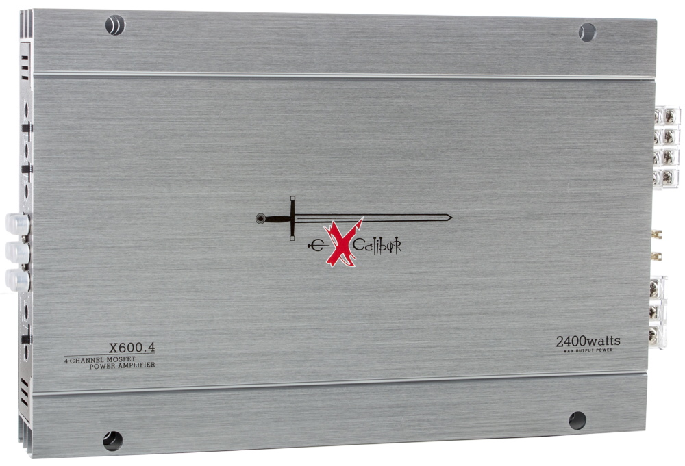 Excalibur X-600.4/ zesilovač/ 4-kanálový/ 4x 600W/ 2x 160W