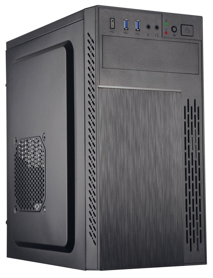 EUROCASE MidT ML M6-505B / mATX / bez zdroje / 2x USB 3.0 / USB-C / černá