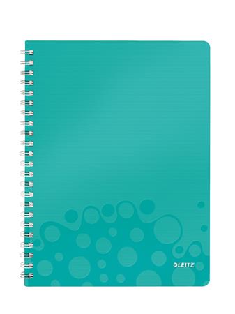 LEITZ Blok  WOW A4, PP, linka, ledově modrá