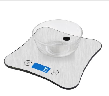 Platinet kuchyňská váha z nerezové oceli s výpočtem živin a aplikací Bluetooth