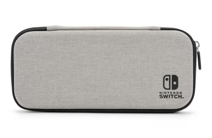 PowerA Slim Case for Nintendo Switch - OLED Model, Nintendo Switch or Nintendo Switch Lite - Grey
