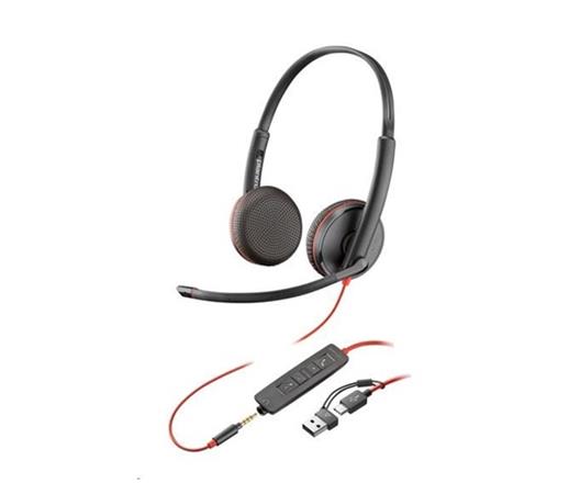 HP Poly BW 3225 USB-C HS +USB-C/A (Bulk)