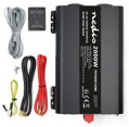 NEDIS měnič napětí/ čistá sinusoida/ 12 V DC/230 V AC 50 Hz/ 2000 W (4000 W špička)/ USB-A / USB-C/ 2x zásuvka typu E