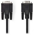 NEDIS prodlužovací kabel VGA (D-SUB)/ zástrčka VGA - zásuvka VGA/ černý/ bulk/ 5m