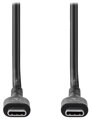 NEDIS kabel USB 2.0 kabel/ USB-C zástrčka - USB-C zástrčka/ 240 W/ černý/ bulk/ 2m