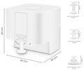 NEDIS chytrý prstový robot/ CR2/ 1000 mAh/ Bluetooth/ tři druhy prstů/ bílý