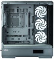 Zalman skříň P50 DS / Middle Tower / 4x120mm ARGB fan / 2x USB 3.0 / USB-C / panoramatická / černá