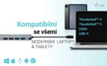 i-tec dokovací stanice USB-C Metal Nano 2x HDMI, Power Delivery 100W + univerzální nabíječka 100W (bundle)