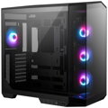 MSI skříň MAG PANO 100R PZ Black/ bez zdroje/ levé a přední sklo/ 4x 120 mm A-RGB fan/ 1x USB-C/ 1x USB3.2/ černá
