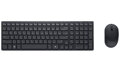 DELL KM555/ Německá/ bezdrátová tichá klávesnice + myš/ USB/ černá
