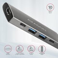 AXAGON hub USB-C / HMC-5G2 / USB 3.2 Gen2 / 2x USB-C / 2X USB-A / 1x HDMI / 60W PD / 0,1m
