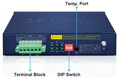 Planet BSP-115HP-5A Hybridní PoE solární switch, 5x1Gb,1x1Gb SFP, 1x PoE++ 802.3bt 60W + 4x PoE 802.3at, -20~65°C , IP30