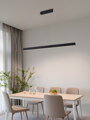 IMMAX NEO LITE TRIANGOLO SMART závěsné svítidlo černé 125cm 28W s BEACON, Wi-Fi, TUYA