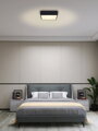 IMMAX NEO CANTO SLIM Smart stropní svítidlo 28x28cm 22W 1610lm černé Zigbee 3.0, TUYA