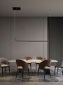 IMMAX NEO PATTINI Smart závěsné svítidlo 120cm 26W 1820lm černé Zigbee 3.0, TUYA