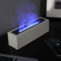 IMMAX aroma difuzér a zvlhčovač vzduchu FLAME s imitací plamene/ 10W/ DC5V, 2A/ objem 200ml/ bílý