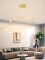 IMMAX NEO FINO SMART závesné svietidlo 1 kruh, 80cm, 60W, zlaté, Zigbee 3.0, TUYA