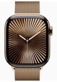 Apple Watch Series 10 GPS + Cellular 42mm Zlatý titan se zlatým milánským tahem