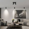 IMMAX NEO LITE PUNTO-1 SMART bodové svítidlo černé zdroj GU10 6W, RGB+CCT, Wi-Fi, BEACON, TUYA