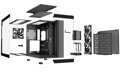 Be quiet! skříň LIGHT BASE 900FX / ATX / ARGB pásek / 4x140mm ARGB fan / 2xUSB 3.0 / USB-C / panoramatická / černá