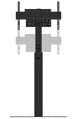 Neomounts FL45S-825BL1 Neomounts MOVE Up Display Floor Stand (37-75