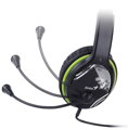 GENIUS headset - HS-400A, 2x 3,5 jack, redukce na single jack