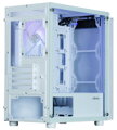 Zalman skříň T4 Plus / miniT / 1x120mm fan ARGB / USB 2.0 / USB 3.0 / tvrzené sklo / bílá
