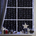 POŠKOZENÝ OBAL - COLORWAY LED girlanda/ vnitřní / 300 LED / délka 3 x 3m / studená bílá/ AC 220V