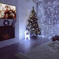 POŠKOZENÝ OBAL - COLORWAY LED girlanda/ vnitřní / 300 LED / délka 3 x 3m / studená bílá/ AC 220V