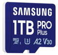 SAMSUNG PRO Plus MicroSDXC 1TB + USB Adaptér / CL10 UHS-I U3 / A2 / V30
