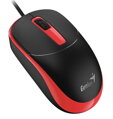 GENIUS DX-123 Sunshine Red/ drátová/ 1200 dpi/ USB/ černočervená