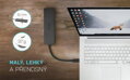 i-tec USB Slim HUB/ 4 porty/ USB 3.0 port pro USB-A zařízení na USB 3.1 Type C/ černý