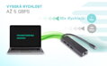 i-tec USB HUB ADVANCE / 3 porty / USB 3.0 / Gigabit Ethernet adaptér (RJ45) / slim / čierny