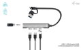 i-tec USB-A/USB-C Metal HUB/ 1x USB-C 3.1/ 3x USB 2.0/ kovový