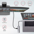 AXAGON hub USB-C / HMC-5 / USB 3.2 Gen1 / 1x USB-C / 2x USB-A / 1x HDMI / microSD/SD / 100W PD / 0,2m