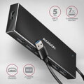 AXAGON hub USB-A / HUE-F7A / USB 3.2 Gen1 / 7x USB-A / hliníkové tělo / 1m