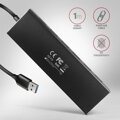 AXAGON hub USB-A / HUE-F7A / USB 3.2 Gen1 / 7x USB-A / hliníkové tělo / 1m