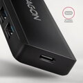 AXAGON cestovní hub USB-A / HUE-C1A / USB 3.2 Gen1 / 4x USB-A / 1x USB-C / 0,19m