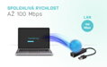 i-tec USB 2.0 Fast Ethernet adaptér DVANCE (RJ45) / LED indikácia / čierny