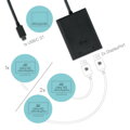 i-tec USB 3.1 Type C na Dual Display Port adaptér/ 2x Display Port 4K/ kompatibilní s Thunderbolt 3