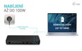 i-tec dokovací stanice Gen2 Thunderbolt 3/ Triple display/ 3x USB-A 3.2/ 2x USB 2.0/ 2x USB-C/ 2x DP/ HDMI/ LAN/ PD 100