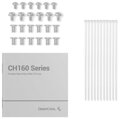 DEEPCOOL skříň CH160 / miniITX / USB 3.0 / USB-C / prosklená bočnice / držadlo / bílá
