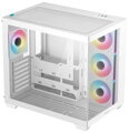 DEEPCOOL skříň CG530 4F ATX / 4x120mm ARGB fans / USB 3.0 / USB-C/ panoramatická / bílá