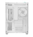 DEEPCOOL skříň CG530 4F ATX / 4x120mm ARGB fans / USB 3.0 / USB-C/ panoramatická / bílá