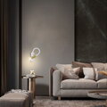 IMMAX GOAL designové nástěnné LED svítidlo, vypínač, 3W, bílo-zlaté